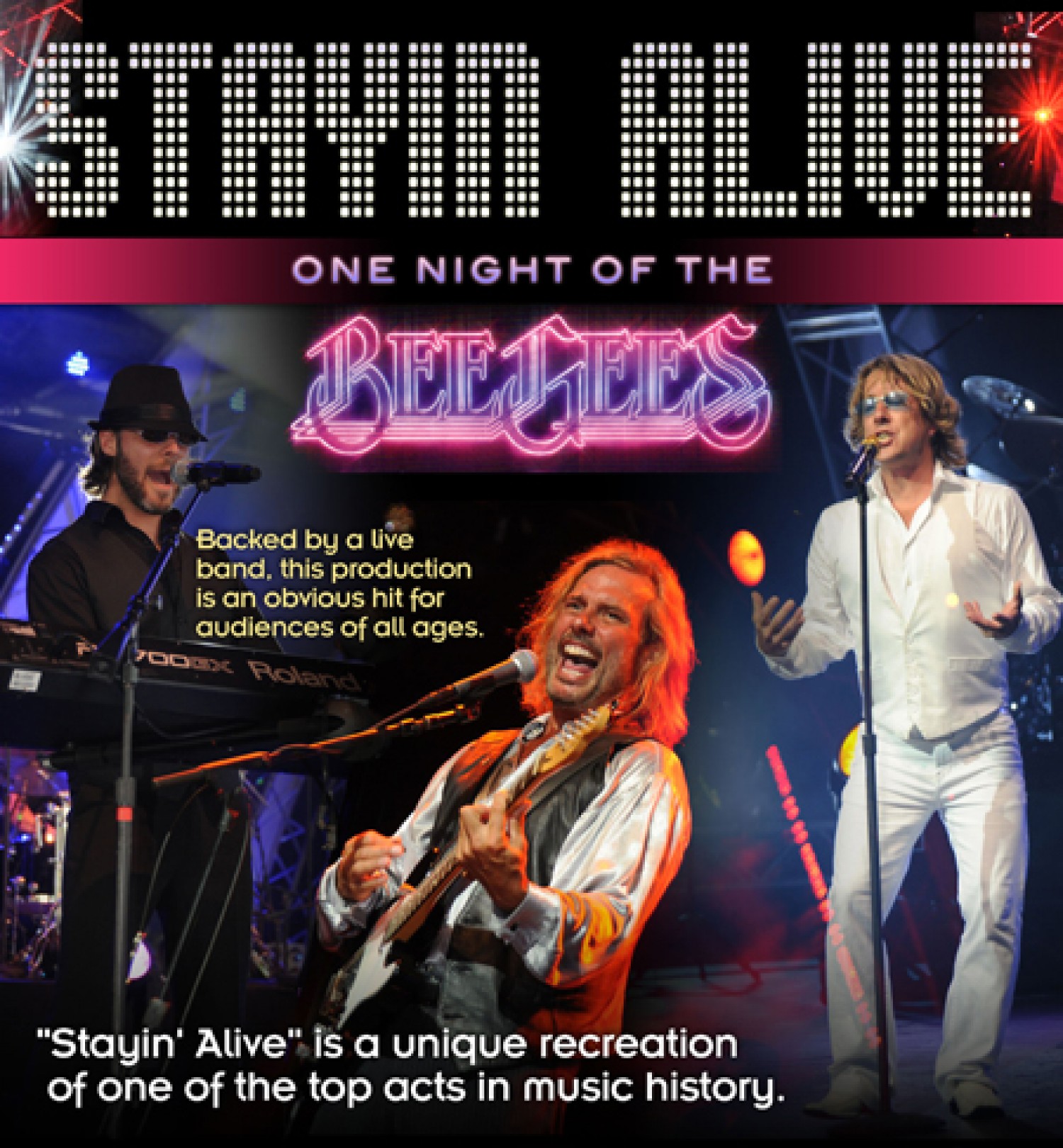 Stayin Alive ~ One Night of The Bee Gees|News | The Lyric Theatre